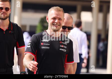 Kevin Magnussen (MoneyGram Haas F1 Team, #20), SIND, Formel 1 Weltmeisterschaft, Abu Dhabi Grand Prix, Yas Marina Circuit, 07.12.2024 Foto: Eibner-Pressefoto/Annika Graf Stockfoto