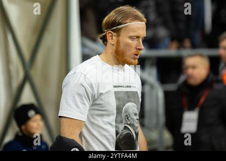 Lodz, Polen. Dezember 2024. Radovan Pankov aus Legia wurde während des Polnischen Pokalspiels zwischen LKS Lodz und Legia Warszawa im Wladyslaw Krol Municipal Stadium gesehen. Endstand; LKS Lodz 0:3 Legia Warszawa. Quelle: SOPA Images Limited/Alamy Live News Stockfoto