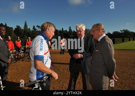 2. JUNI 2012 Sandringham Norfolk CA. 2012 behinderte Veteranen aus Großbritannien und den USA, die alle lebensverändernde Verletzungen in Afghanistan erlitten haben Stockfoto