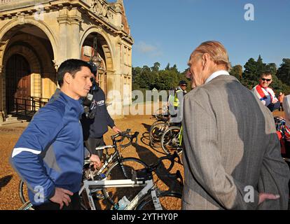2. JUNI 2012 Sandringham Norfolk CA. 2012 behinderte Veteranen aus Großbritannien und den USA, die alle lebensverändernde Verletzungen in Afghanistan erlitten haben Stockfoto