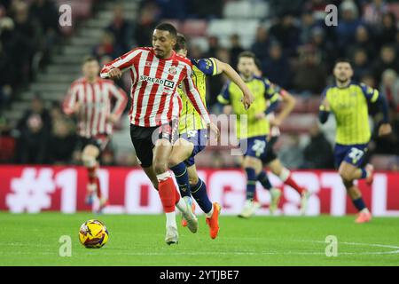 Wilson Isidor of Sunderland - Sunderland V West Bromwich Albion, Sky Bet Championship, Stadium of Light, Sunderland, Großbritannien - 26. November 2024 nur redaktionelle Verwendung - es gelten Einschränkungen von DataCo Stockfoto