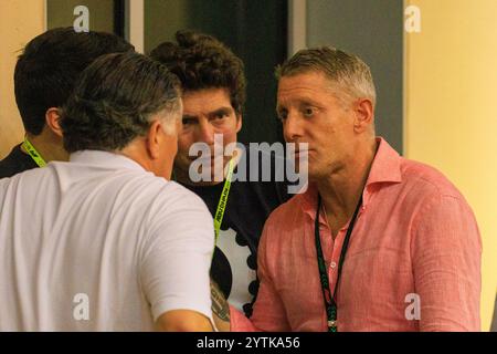 Yas Marina, Abu Dhabi. Dezember 2024. Lapo Elkann (ITA) Ferrari während der Samstag Sitzung des Formel 1 Etihad Airways Abu Dhabi Grand Prix 2024, Yas Marina, Abu Dhabi 6-8 Dezember 2024 Credit: Alessio de Marco/Alamy Live News Stockfoto