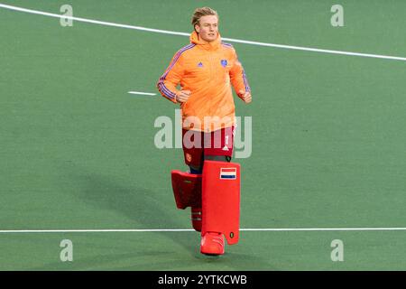 Amstelveen, Niederlande. Dezember 2024. AMSTELVEEN, NIEDERLANDE - 7. DEZEMBER: Maurits Visser aus den Niederlanden während des FIH Pro League-Spiels zwischen den Niederlanden und Deutschland im Wagener Stadion am 7. Dezember 2024 in Amstelveen, Niederlande. (Foto: Joris Verwijst/BSR Agency) Credit: BSR Agency/Alamy Live News Stockfoto