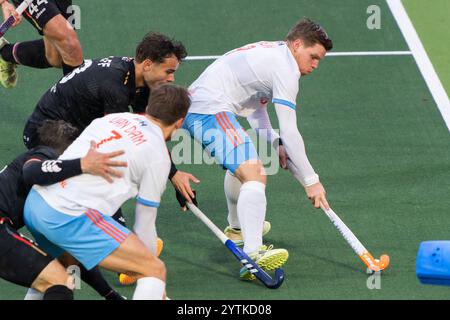 Amstelveen, Niederlande. Dezember 2024. AMSTELVEEN, NIEDERLANDE - 7. DEZEMBER: Koen Bijen aus den Niederlanden während des FIH Pro League-Spiels zwischen den Niederlanden und Deutschland im Wagener Stadion am 7. Dezember 2024 in Amstelveen, Niederlande. (Foto: Joris Verwijst/BSR Agency) Credit: BSR Agency/Alamy Live News Stockfoto