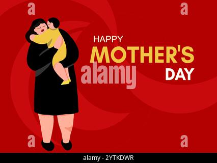 Alles Gute zum Muttertag - Banner Stock Vektor