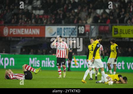 Rotterdam, Niederlande. Dezember 2024. ROTTERDAM, 12.07.2024, Stadion „Het Kasteel“, Saison 2024/2025, Fußball, Eredivisie . Übereinstimmung zwischen Sparta und NAC . Beschreibung: Pro Shots/Alamy Live News Stockfoto