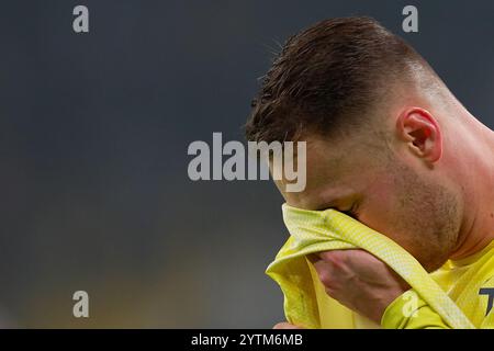 Torino, Italien. Dezember 2024. Juventus' Teun Koopmeiners während des Fußballspiels der Serie A zwischen Juventus und Bologna im Allianz-Stadion in Turin, Norditalien - Samstag, den 07. Dezember 2024. Sport - Fußball . (Foto: Spada/Lapresse) Credit: LaPresse/Alamy Live News Stockfoto