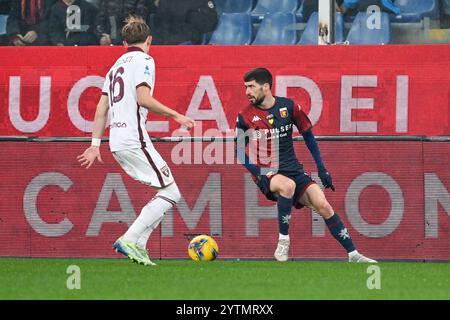 Genua, Italien. Dezember 2024. Serie A, Tag 15, Stadio Ferraris, Genua, Genua - Turin, auf dem Foto: Martin während des Spiels Genua CFC gegen Torino FC, italienische Fußball Serie A in Genua, Italien, 07. Dezember 2024 Credit: Independent Photo Agency/Alamy Live News Stockfoto