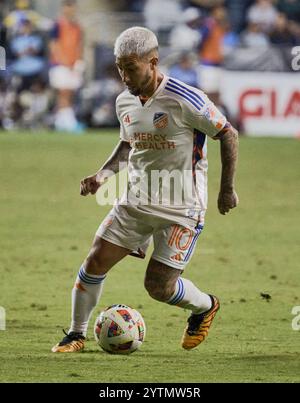 CHESTER, PA, USA - 19. OKTOBER 2024: MLS-Spiel zwischen Philadelphia Union und FC Cincinnati im Subaru Park. ***NUR REDAKTIONELLE VERWENDUNG*** Stockfoto