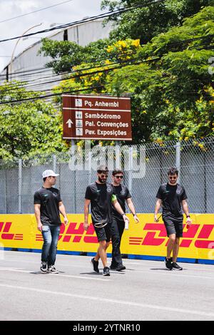 NATO Norman (fra), Nissan Formula E Team, Nissan e-4ORCE, Porträt SETTE CAMARA Sergio (BH), Reservefahrerin des Nissan Formel E Teams, Porträt auf dem Bahnweg während des Sao Paulo ePrix, 1. Runde der ABB FIA Formel E Weltmeisterschaft 2024-25, auf dem São Paulo Street Circuit vom 4. Bis 7. Dezember 2024 in Sao Paulo, Brasilien - Foto Germain Hazard / DPPI Stockfoto