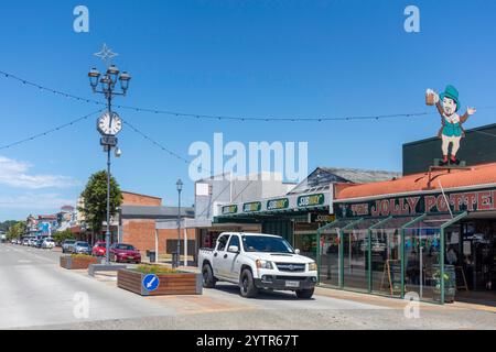 Stadtzentrum, King Street, Temuka, South Canterbury, Canterbury, Südinsel, Neuseeland Stockfoto