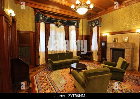 Studium in der ehemaligen Maeda Family Residence (erbaut 1929 im Besitz der Regierung), Komaba Park, Tokio, Japan Stockfoto