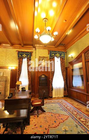 Studium in der ehemaligen Maeda Family Residence (erbaut 1929 im Besitz der Regierung), Komaba Park, Tokio, Japan Stockfoto