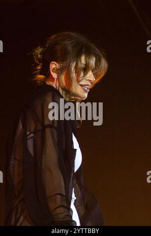 Padua, Italien. Dezember 2024. Alessandra Amoroso tritt am 07. Dezember 2024 mit der Fino A Qui Tour 2024 in der Kioene Arena, Padua auf (Foto: Mimmo Lamacchia/NurPhoto)0 Credit: NurPhoto SRL/Alamy Live News Stockfoto