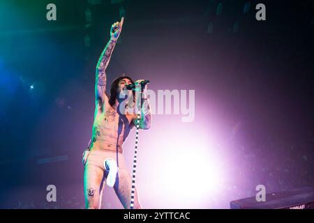 Mailand, Italien. Dezember 2024. Naska tritt am 7. Dezember 2024 live im Unipol Forum in Mailand auf. (Foto: Mairo Cinquetti/NurPhoto) Credit: NurPhoto SRL/Alamy Live News Stockfoto