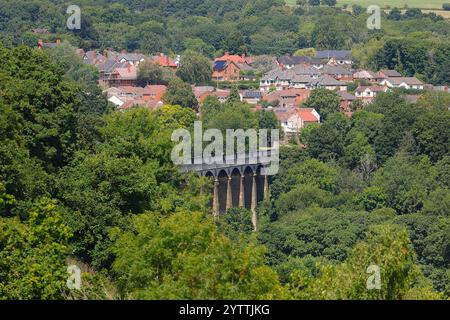 Pontcysyllte Aquädukt in Nordwales, Großbritannien Stockfoto