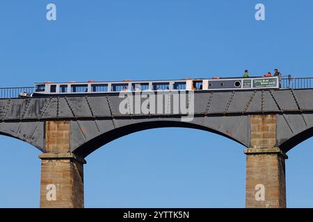 Pontcysyllte Aquädukt in Nordwales, Großbritannien Stockfoto