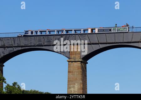 Pontcysyllte Aquädukt in Nordwales, Großbritannien Stockfoto