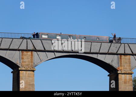 Pontcysyllte Aquädukt in Nordwales, Großbritannien Stockfoto