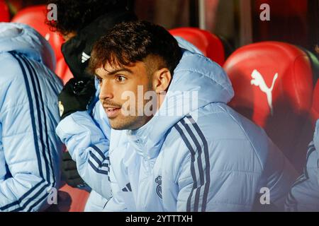 Girona, Spanien. Dezember 2024. Spanisches La Liga EA Sports Fussballspiel Girona gegen Real Madrid im Montilivi-Stadion in Girona, Spanien. Dezember 2024. 900/Cordon Press Credit: CORDON PRESS/Alamy Live News Stockfoto