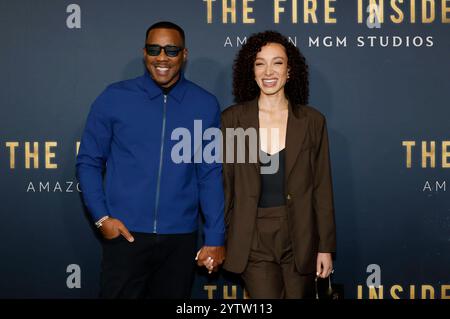 Duane Martin und Ashely Marie Jones bei der Premiere des Kinofilms The Fire Inside im DGA Theater Complex . Los Angeles, 04.12.2024 *** Duane Martin und Ashely Marie Jones bei der Premiere des Films The Fire Inside im DGA Theater Complex Los Angeles, 04 12 2024 Foto:XJ.xBlocx/xFuturexImagex Fire 4216 Stockfoto