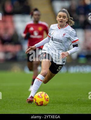 Leigh Sports Village, Manchester, Großbritannien. Dezember 2024. Damen Super League Fußball, Manchester United Frauen gegen Liverpool Frauen; Leanne Kiernan von Liverpool Women Credit: Action Plus Sports/Alamy Live News Stockfoto