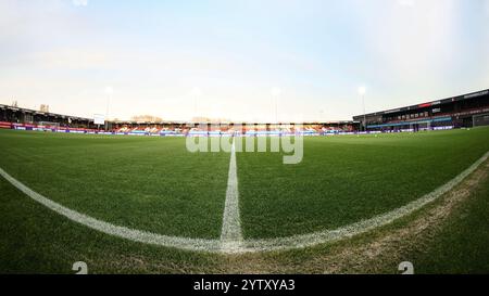 Almere, Niederlande. Dezember 2024. ALMERE, 12.08.2024, Yanmar Stadium, Saison 2024/2025, niederländischer Eredivisie Football. stadionübersicht vor dem Spiel Almere City FC - FC Utrecht Credit: Pro Shots/Alamy Live News Stockfoto