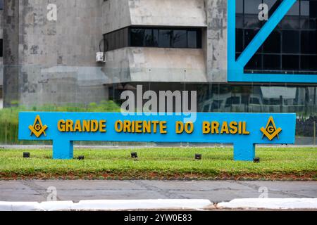 Hauptquartier des Großen Orients der Freimaurerei in Brasilien Stockfoto