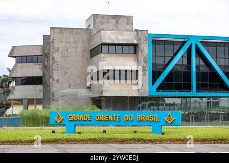 Hauptquartier des Großen Orients der Freimaurerei in Brasilien Stockfoto