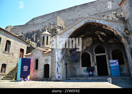 Das Kloster Kizlar in Trabzon, Türkei, wurde während der byzantinischen Zeit erbaut. Stockfoto