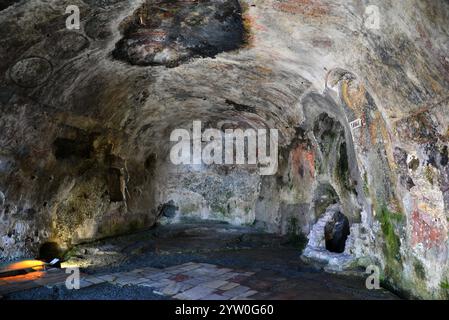 Das Kloster Kizlar in Trabzon, Türkei, wurde während der byzantinischen Zeit erbaut. Stockfoto