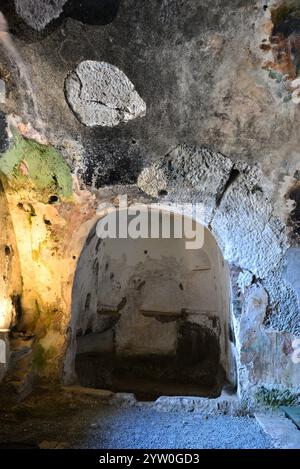 Das Kloster Kizlar in Trabzon, Türkei, wurde während der byzantinischen Zeit erbaut. Stockfoto