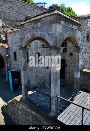 Das Kloster Kizlar in Trabzon, Türkei, wurde während der byzantinischen Zeit erbaut. Stockfoto