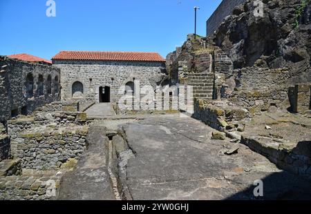 Das Kloster Kizlar in Trabzon, Türkei, wurde während der byzantinischen Zeit erbaut. Stockfoto