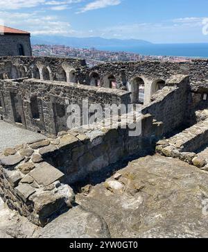 Das Kloster Kizlar in Trabzon, Türkei, wurde während der byzantinischen Zeit erbaut. Stockfoto