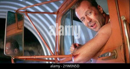STIRB HARD WITH A RACHE 1995 20th Century Fox Film mit Bruce Willis als John McClane vom NYPD Stockfoto