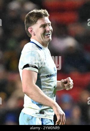 Ashton Gate, Bristol, Großbritannien. Dezember 2024. Investec Champions Cup Rugby, Bristol Bears gegen Leinster; Jordie Barrett von Leinster Credit: Action Plus Sports/Alamy Live News Stockfoto