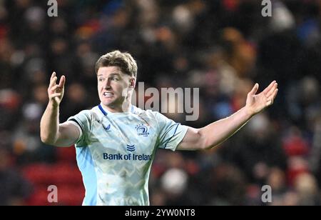 Ashton Gate, Bristol, Großbritannien. Dezember 2024. Investec Champions Cup Rugby, Bristol Bears gegen Leinster; Jordie Barrett von Leinster Credit: Action Plus Sports/Alamy Live News Stockfoto