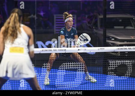 Mailand, Italien. Dezember 2024. Mailand, dritte Ausgabe des Mailand Premier Padel P1, das Finale. Auf dem Foto: BEA Gonzalez Credit: Independent Photo Agency/Alamy Live News Stockfoto