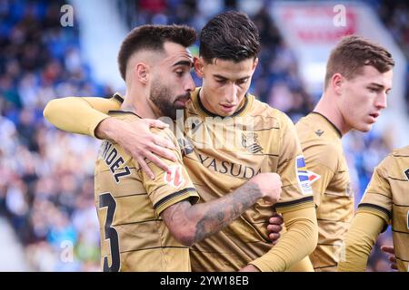 Spanisches La Liga EA Sports Fussballspiel Leganes gegen Real Sociedad im Butarque-Stadion in Leganes, Madrid, Spanien. Dezember 2024. 900/Cordon Press Credit: CORDON PRESS/Alamy Live News Stockfoto