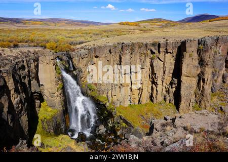 North Clear Creek Falls in Colorado Stockfoto