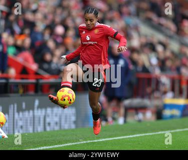 Leigh, Großbritannien. Dezember 2024. Geyse von Manchester United während des Barclays Women's Super League Matches Manchester United Women vs Liverpool Women im Leigh Sports Village, Leigh, Großbritannien, 8. Dezember 2024 (Foto: Alex Roebuck/News Images) in Leigh, Großbritannien am 12.08.2024. (Foto: Alex Roebuck/News Images/SIPA USA) Credit: SIPA USA/Alamy Live News Stockfoto