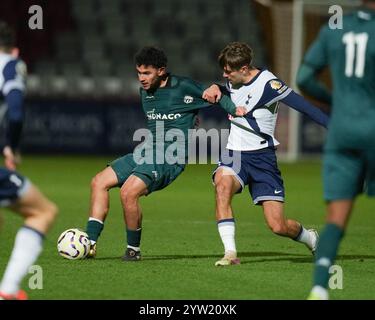 Alfie Dorrington für tottenham hotspur lässt beim Tottenham vs. Monaco im internationalen Cup der Premier League den Ball aus der Ecke Stockfoto