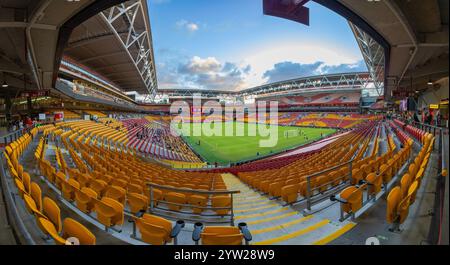 Brisbane, Australien. Dezember 2024. Brisbane, Australien, 6. Dezember 2024: Allgemeiner Blick ins Stadion vor der Isuzu Ute Ein Ligaspiels zwischen Brisbane Roar und Melbourne City FC im Suncorp Stadium in Brisbane, Australien Matthew Starling (Promediapix/SPP) Credit: SPP Sport Press Photo. /Alamy Live News Stockfoto