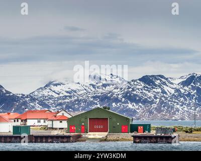 King Edward Point Research Station, Cumberland East Bay, South Georgia Stockfoto