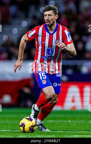 Fussball La Liga 16. Spieltag Atletico Madrid - FC Sevilla am 08.12.2024 im Wanda Metropolitano in Madrid Clement Lenglet ( Madrid ) Foto: Revierfoto Stockfoto