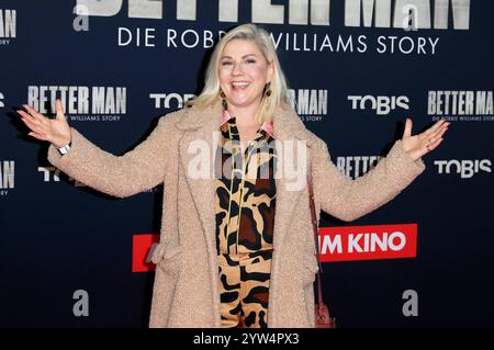 Aleksandra Bechtel bei der Premiere des Kinofilms 'Better man - die Robbie Williams Story' im Cinedom. Köln, 08.12.2024 Stockfoto