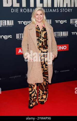 Aleksandra Bechtel bei der Premiere des Kinofilms 'Better man - die Robbie Williams Story' im Cinedom. Köln, 08.12.2024 Stockfoto