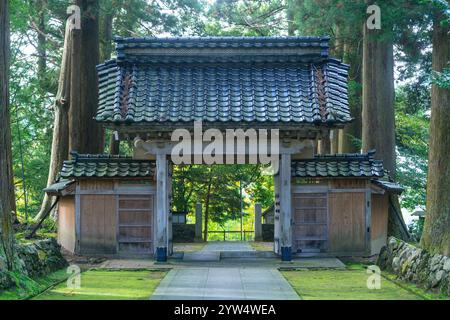 Ganmokuzan Ryusenji-Tempel in Kamiichi (Toyama/Japan) Stockfoto