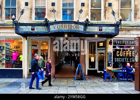 Korridore Arkade, Bath, Somerset, England Stockfoto